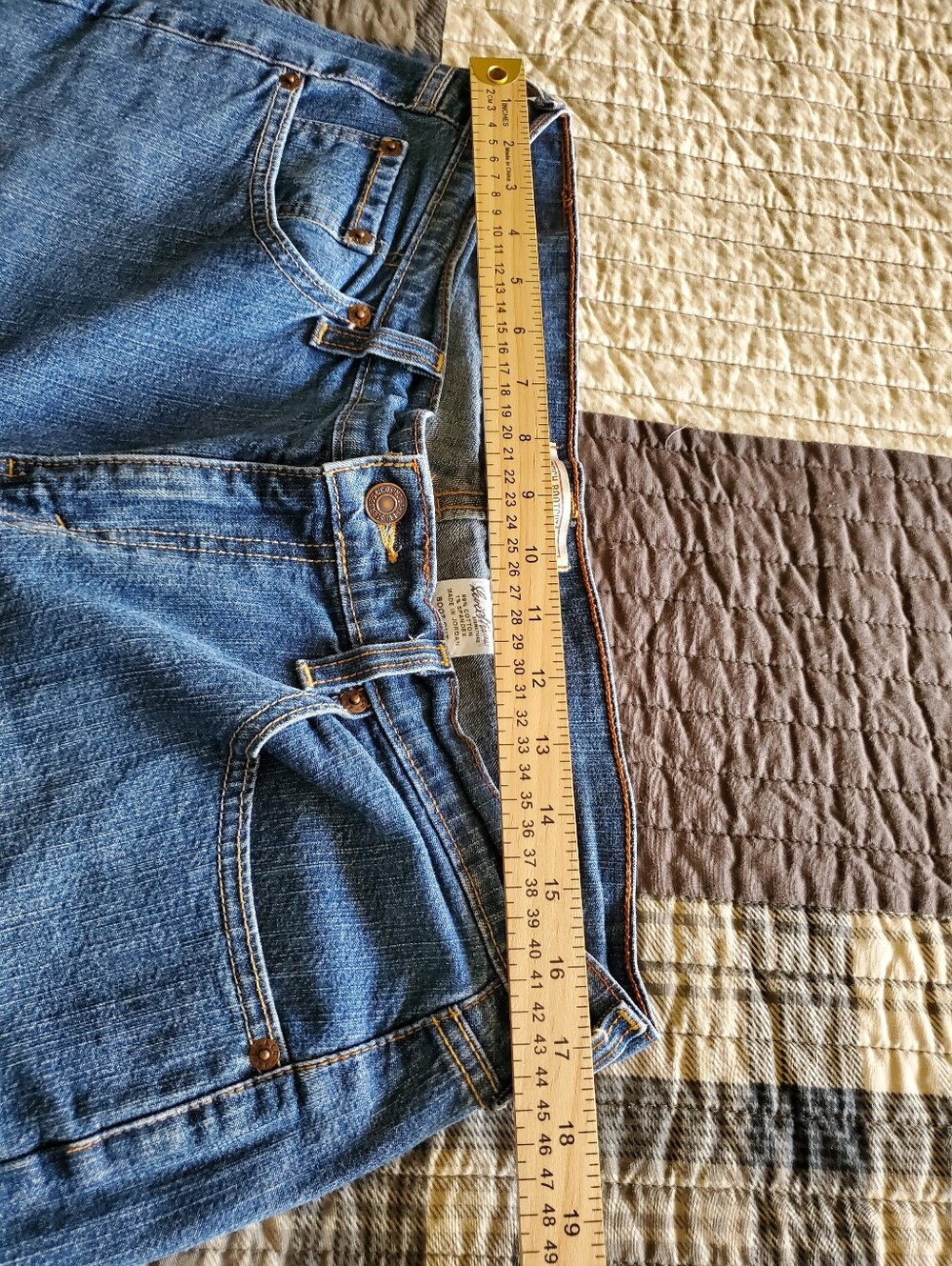 Levi's Strauss Signature Stretch Bootcut Jeans Size 12 - Picture 12 of 13